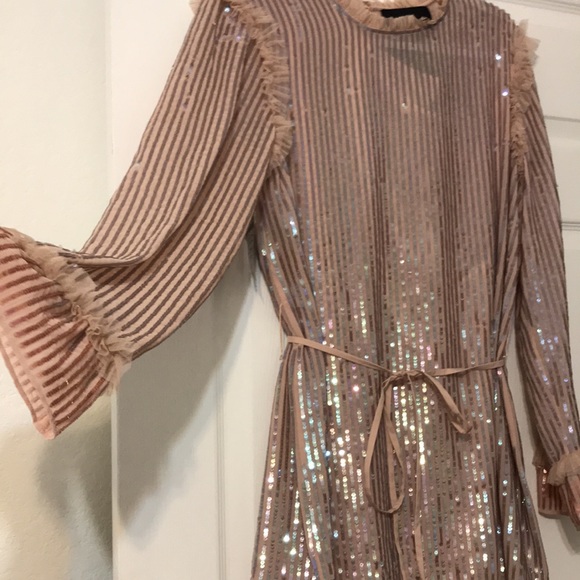 Pink sparkly Needle&thread dress - Picture 11 of 12